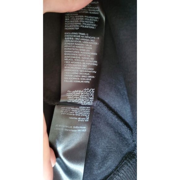 CAPSULE LEISURE BLACK ZIP THROUGH HOODIE SIZE 24 NWT - Picture 11 of 11